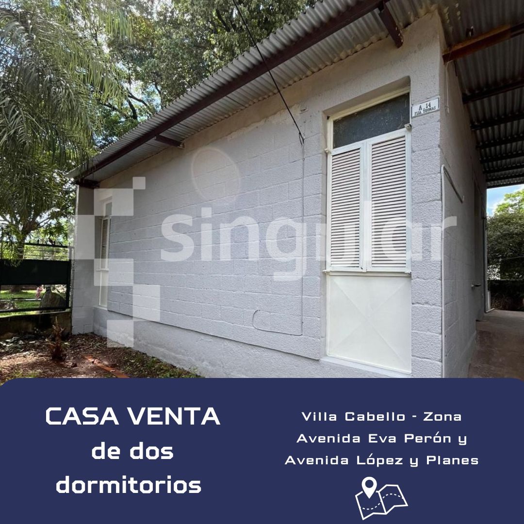 Casa de dos dormitorios en VENTA en Villa Cabello - Posadas. en Posadas - Misiones