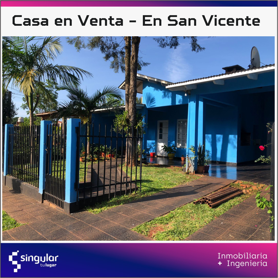 Vivienda de 3 dormitorios en Venta en San Vicente, Misiones