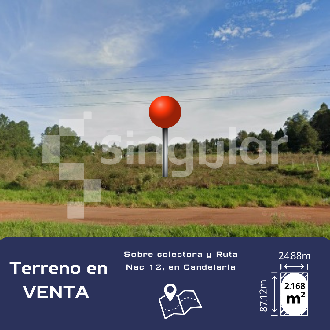 Terreno EN VENTA en Candelaria en Candelaria - Misiones