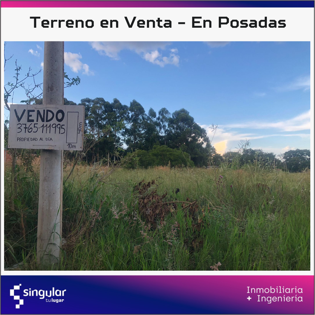 Terreno baldio - Zona YPF 213 en Capital Posadas - Misiones